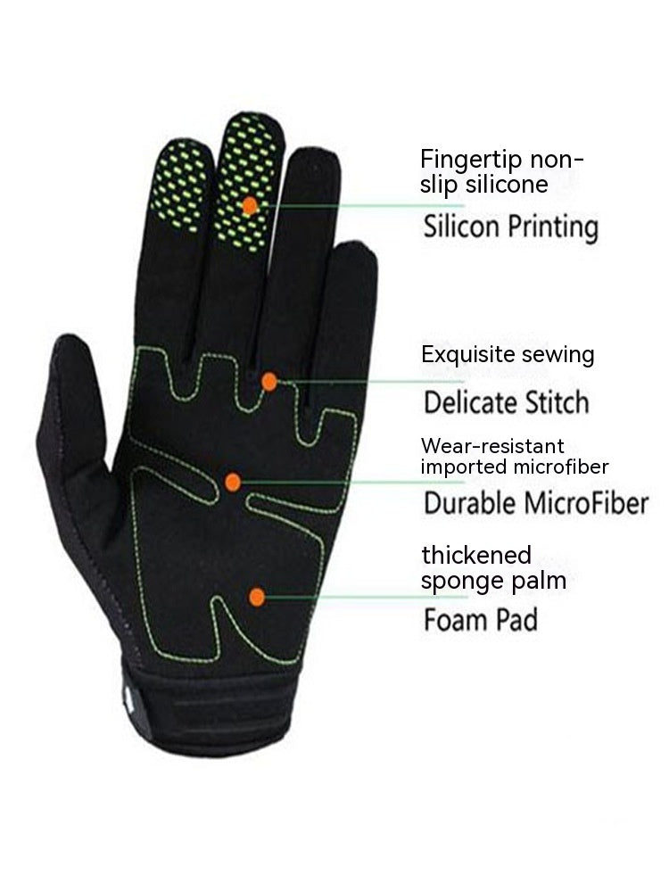 Motorcycle Sun Protection Gloves - Skull Design