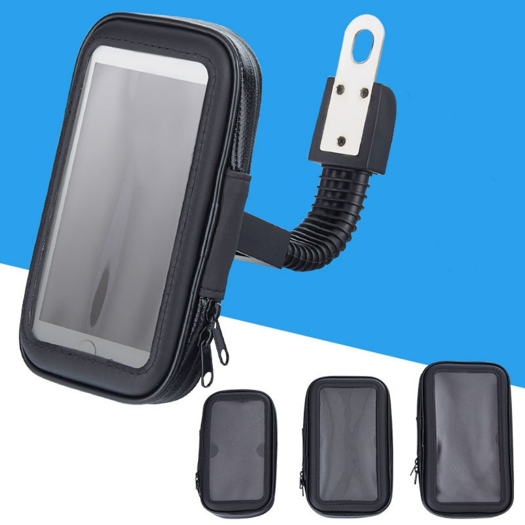 Universal Waterproof Mobile Phone Bag Holder and Mount - Motorcycle & Bike